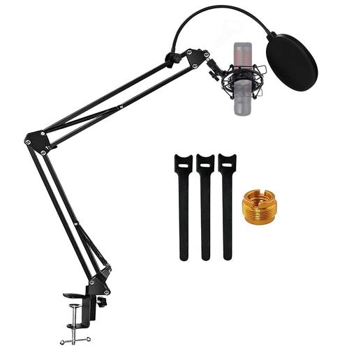 5Core Microphone Stand Suspension Desk Scissor Boom Arm with Shock Mount